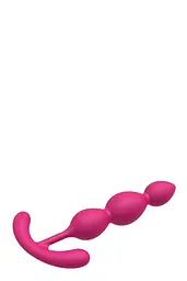 Анальний плаг Cheeky Love Silky Smooth T-Teardrop, Рожевий - мініатюра 3