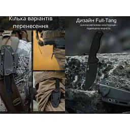 Ніж Civivi Timberbark, Darkwash, чорний G10 (C23094-1) - мініатюра 11