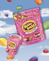 Жувальна гумка Hubba Bubba Skittles Flavored Mini Gum 120 шт 240 г - мініатюра 4