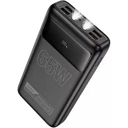 Зовнішній акумулятор Hoco DB81 Apollo 30000mAh 65W Black [122805] - мініатюра 6