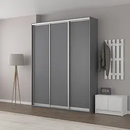Шафа-купе Idea серія 2 190 x 60 x 240 см Антрацит