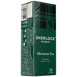 Чай чорний Sherlock Secrets Afternoon Tea 50 г (25 шт. х 2 г) (923178) - мініатюра 2