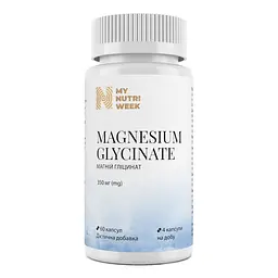 Магній гліцинат Magnesium Glycinate My Nutri Week  60 капсул