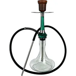 Кальян Totem Hookah Monolit Optima Emerald Green Craft Clear - мініатюра 2