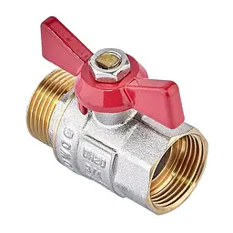 Кран кульовий Waterpro WP607-20FMW - 3/4" ГШМ (сталевий метелик) WP3294
