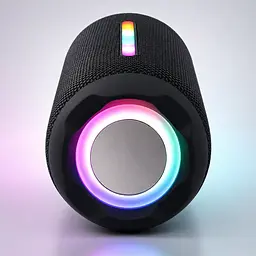 Портативна Bluetooth колонка JC-500 10 Вт з RGB LED підсвічуванням, акумуляторна бездротова міні-колонка - мініатюра 5