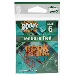 Гачок для мирної риби BOOM Tenkara Red №6 (8 шт/уп) (RED)