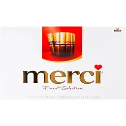 Цукерки Merci Finest Selection Асорті 400 г (48580)