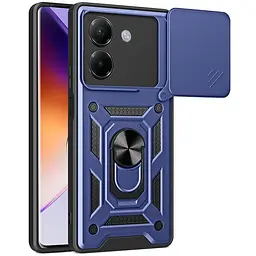 Чохол Ummi Camshield Serge Ring для Xiaomi Poco F7 Синій / Navy