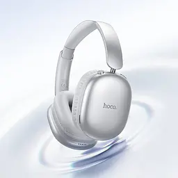 Бездротові накладні навушники HOCO W73 Graceful BT headphones(App) Silver - мініатюра 6
