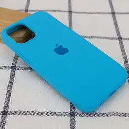 Чохол Silicone Case Full Protective (AA) для Apple iPhone 13 mini (5.4) Блакитний / Blue - мініатюра 2