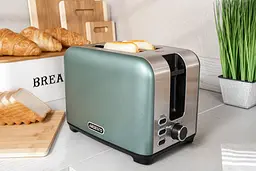 Тостер Ardesto Mint Harmony T-F400G 800Вт метал м'ятний+сріблястий - мініатюра 4