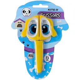 Ножиці дит. "Kite" №K21-017-04 Puppy 13см в футлярі,жовті - мініатюра 1