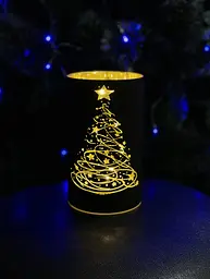 Світильник декоративний Luca Lighting Ялинка 15.9х15 см чорний (8720362197607_1) - мініатюра 2