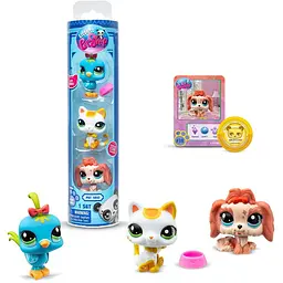Ігровий набір Littlest Pet Shop Настрій міста 00551 аксесуари та 3 фігурки - мініатюра 3