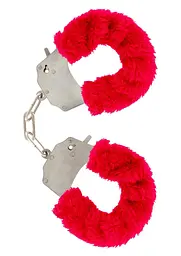 Наручники ToyJoy Furry Fun Cuffs (червоний)