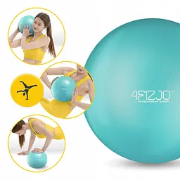 М'яч для пілатесу, йоги, реабілітації 4FIZJO 22 см Mint (P-5905973404877) - мініатюра 6
