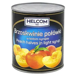 Персики половинки Helcom Brzoskwinie polowki Peach w syropie 580 г