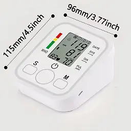 Автоматичний електронний тонометр, вимірювач тиску з USB - мініатюра 3
