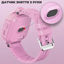 Дитячій смарт годинник-телефон JETIX DF45 Anti Lost Edition вологозахищені для дитини (Pink) - мініатюра 5