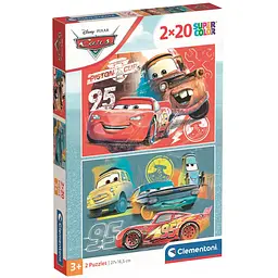  Пазл Clementoni Cars: 2 пазли по 20 елементів (24808)