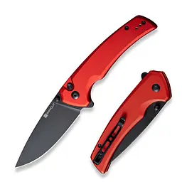Ніж складаний Sencut Serene S21022B-2 червоний, чорне лезо - мініатюра 8