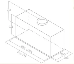 Витяжка Elica CT23 BL MAT/A/52 - мініатюра 11