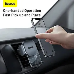 Тримач BASEUS Easy Control Clamp Car Mount Holder SUYK000101 Air Outlet Version - мініатюра 10