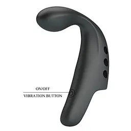Вібронасадка на палець Pretty Love Fingering Vibrator Gordon Black - мініатюра 5