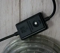 Світлодіодна гнучка led стрічка 8 м. біла вулична лід гірлянда діодна з блоком живлення 220 В (ST) - мініатюра 9