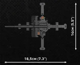 Конструктор Cobi Company of Heroes 3 Зенітна гармата FlaK 88-мм, масштаб 1:35, 225 деталей (COBI-3047) - мініатюра 6