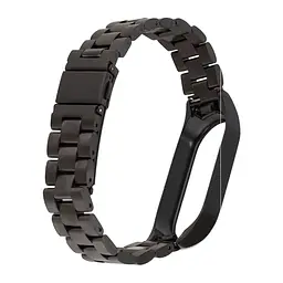 Ремінець Steel Strap Mi Band 8 Чорний - мініатюра 2