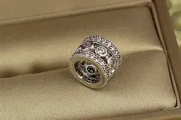 Кулон шарм Xuping Jewelry з великим камінням у центрі 8 мм сріблястий - мініатюра 3