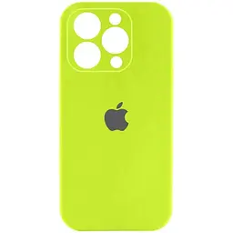 Чохол Epik Silicone Case Full Camera Protective (AA) для Apple iPhone 16 Pro Max (6.9) Кислотно-зелений / Acid Green