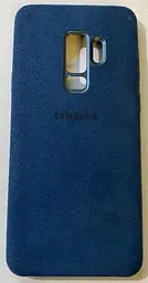 Чохол-накладка Alcantara Cover EF-XG965 для Samsung Galaxy S9 Plus (6.2") Blue - мініатюра 4