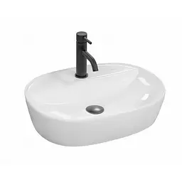 Умивальник Rea Carina 38,5x50 white (REA-U0568)