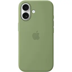Чохол Silicone Case with Button, Animation & MagSafe для Apple iPhone 17 Light Moss AAA [153239] - мініатюра 2
