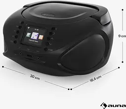 Бумбокс Auna Roadie Smart IR/DAB/BT/CD/MP3 USB (10040492) - мініатюра 4
