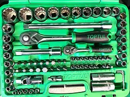 Професійний набір автоінструментів 1/4", 1/2" 108 од. (12-гр.) TOPTUL GCAI108R1 - мініатюра 3