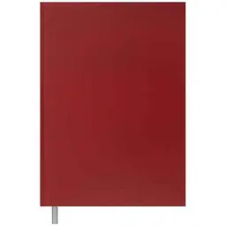 Записна книжка BUROMAX А4 96арк. OPTIMAL арк/кліт., бордова, бум вініл BM.24411101-13