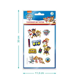Набір дитячих тимчасових татуювань Paw Patrol Команда 200435, 4 листи - мініатюра 4