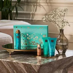Подарунковий набір Rituals The Ritual of Karma Small Gift Set: гель-піна для душу 50 мл + лосьйон для тіла 70 мл + скраб для тіла 70 мл + олія для тіла 30 мл - мініатюра 4
