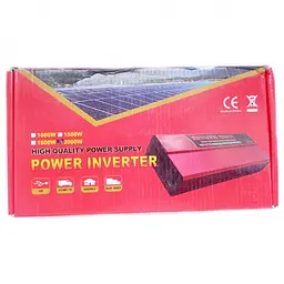 Автомобільний інвертор Solar Aton Power Inverter 023 модифікована синусоїда Red 1 розетка 1 USB з 12V на 220V 2000W (11057) - мініатюра 5