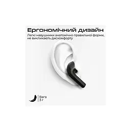 Навушники HiFuture FlyBuds3 Black (flybuds3.black) - мініатюра 3