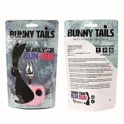 Анальна пробка FeelzToys Bunny Tails 7х2.5 см (рожевий) - мініатюра 5