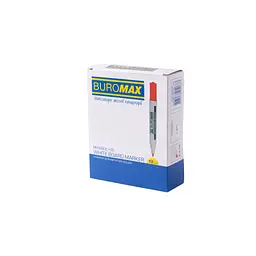 Маркер Buromax для магнітних дошок, червоний, 2-4 мм, спиртова основа (BM.8800-05) - мініатюра 3