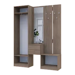 Передпокій Doros Сола Канноло/Кашемір ДСП / дзеркало 165х40х215 (42005231) - мініатюра 4