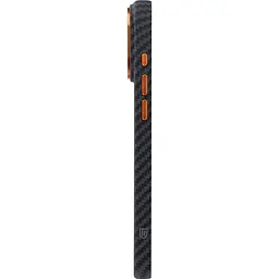 Чохол ArmorStandart LikeCarbon2 SE MagCase для Apple iPhone 17 Pro Black Orange (ARM89161) [156300] - мініатюра 6