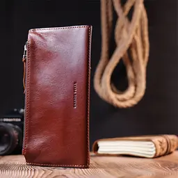 Чоловіче шкіряне портмоне GRANDE PELLE 21х10х1,5 см acs0022809 - мініатюра 9