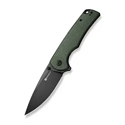 Ніж складаний Sencut Praktisk S24019-3 зелений Micarta, чорне лезо - мініатюра 2